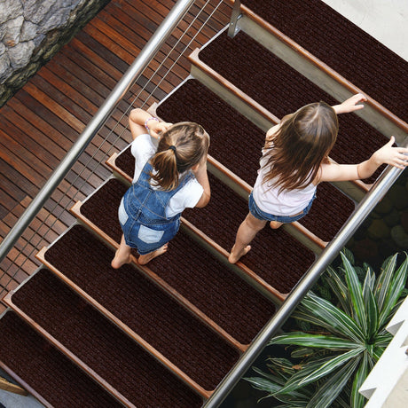 15 piezas de alfombras antideslizantes para escaleras de 30 x 8 pulgadas