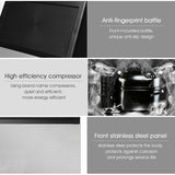 Compact Stainless Steel Ice Maker