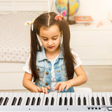Piano eléctrico plegable de 88 teclas con luces, teclado portátil de tamaño completo MIDI