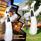 Fantasma inflable de Halloween de 3.65 m con luces LED
