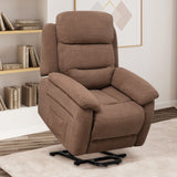 Sofá reclinable eléctrico con bolsillo lateral y control remoto