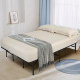 Full/King Size Folding Steel Platform Bed Frame for Kids and Adults