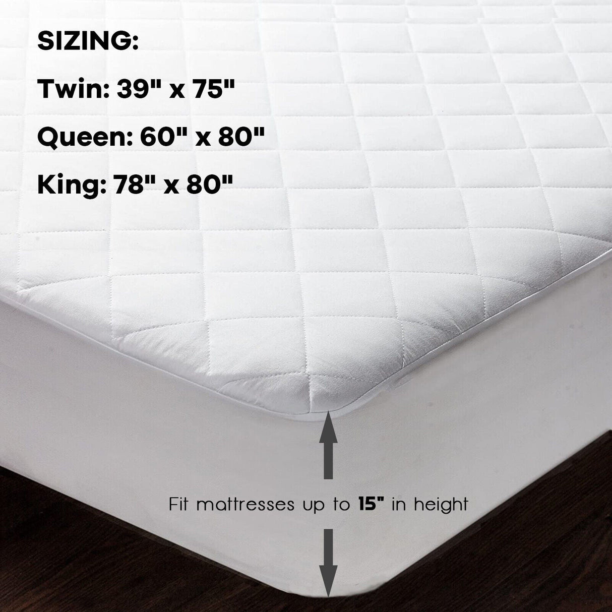 Colchón eléctrico con calefacción y apagado automático con controlador dual - Tamaño Queen