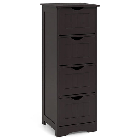 Mueble de suelo independiente de 4 cajones con dispositivo antivuelco