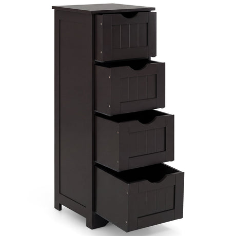Mueble de suelo independiente de 4 cajones con dispositivo antivuelco