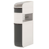 5-Tier Narrow Bathroom Storage Cabinet with Drawers and Tissue Box