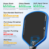 Pala de Pickleball Rhythm - Híbrida