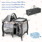 4 in 1 Portable Baby Nursery Center with Net and Music Box