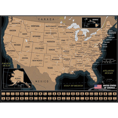 Scratch Off: USA Travel Map