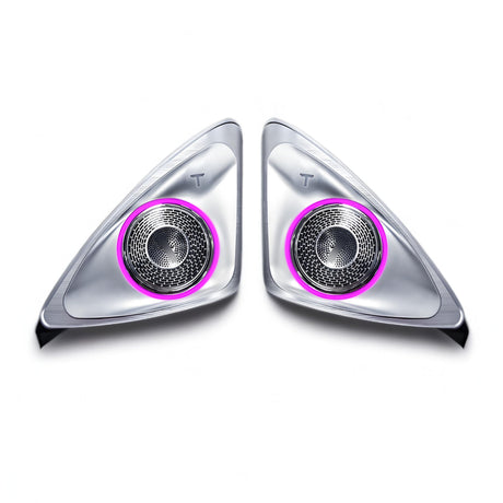 TESERY 4D Rotating LED Ambient Tweeter Speakers for Model Y Juniper / Model 3 Highland