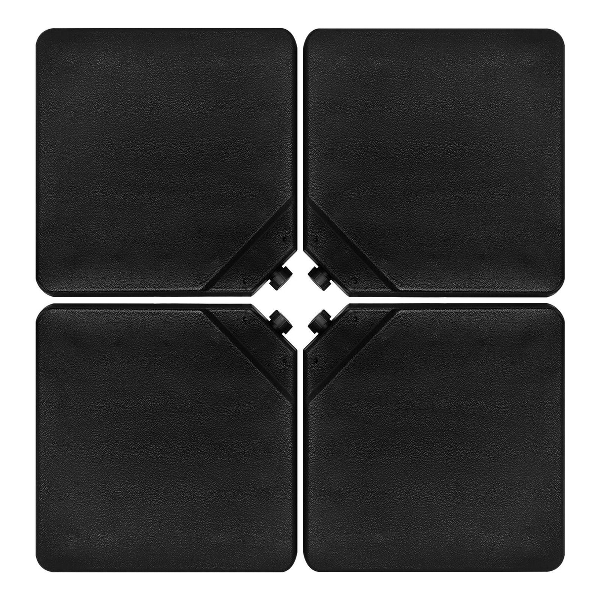 4 Pieces 13L Cantilever Offset Patio Umbrella Base with Easy-Fill Spouts