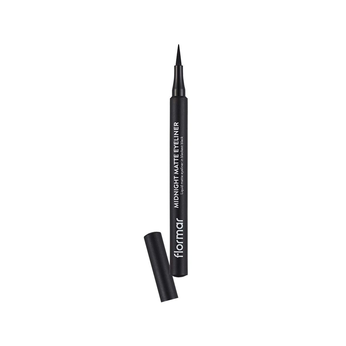 Flormar Midnight Matte Eyeliner Black 1ml - Precise, Long-Lasting Matte Finish