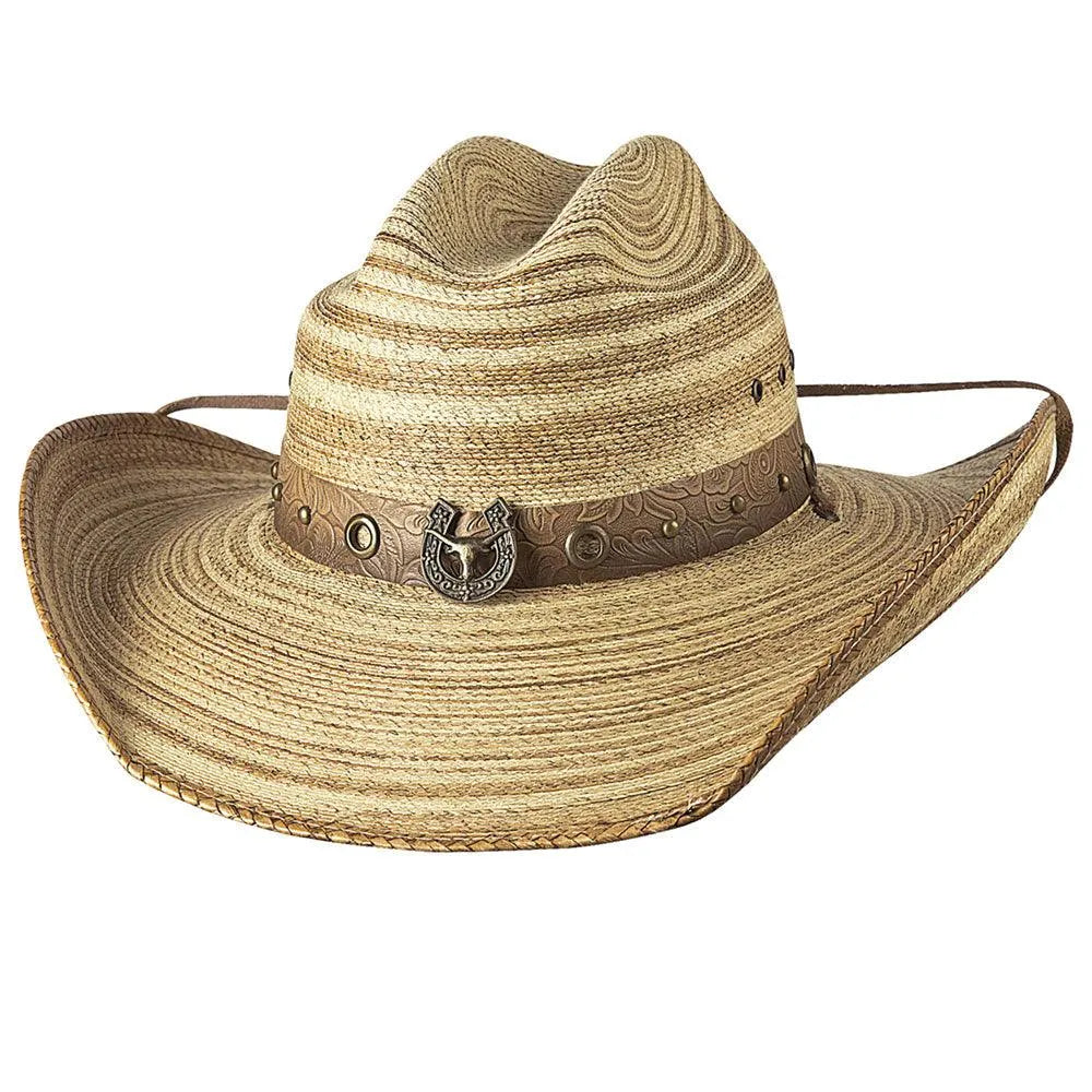 Bullhide Ride Or Die - Sombrero Vaquero de Palma Mexicana