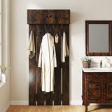 Entryway Wall Coat Rack Wall Mounted Coat Clothes Rack