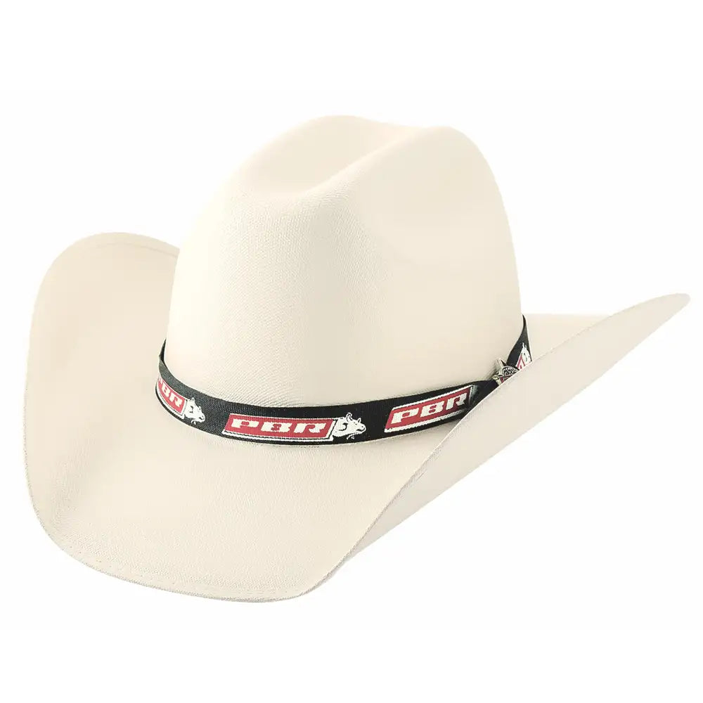 Bullhide PBR Comprometido a Ganar - Sombrero Vaquero de Paja de Lino