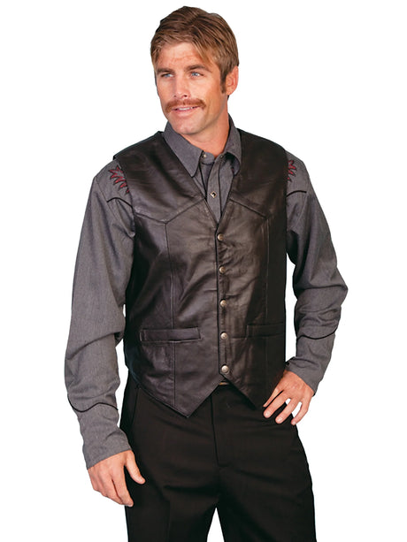 Scully Open Range (507 Piel de Cordero) – Chaleco para Hombre
