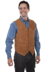 Chaleco Scully Open Range (cuero de gamuza 507) – Para hombre