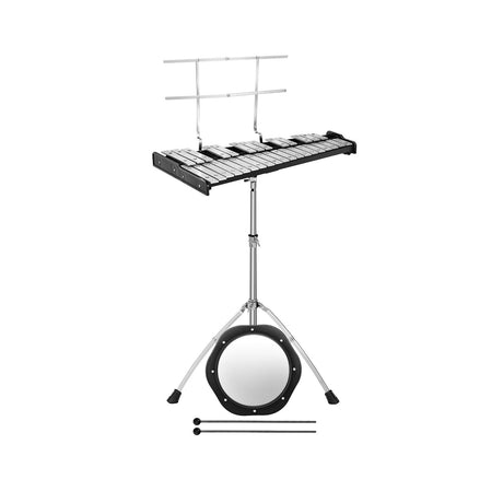 Campana de percusión de xilófono de 32 notas con soporte ajustable