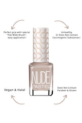 Pastel Vegan Cruelty-Free Nail Polish - Pastel Nude 755, 13ml