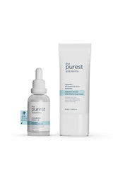 The Purest Solutions Intensive Hydration Skincare Set - Hyaluronic Acid Serum & Ceramide Moisturizing Cream for Dry Skin