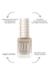 Pastel Vegan Nail Polish - Pastel Nude 766, Cruelty Free & Toxic-Free, 13ml