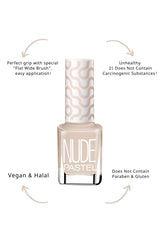 Pastel Vegan Nail Polish - Pastel Nude 763, Cruelty-Free & Non-Toxic, 13ml