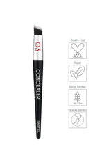 Pastel Profashion Concealer Brush for Precise Eye Makeup Application - Dense Bristle Structure, Special Cut for Easy Concealer Distribution