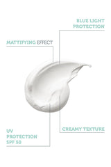 The Purest Solutions Oil Control Moisturizer with UV & Blue Light Protection - Dry Touch Finish, 1.69 fl oz