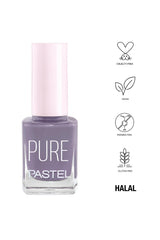 Pastel Pure 606 Vegan Nail Polish - Cruelty-Free, Chemical-Free Cosmetics, 13ml