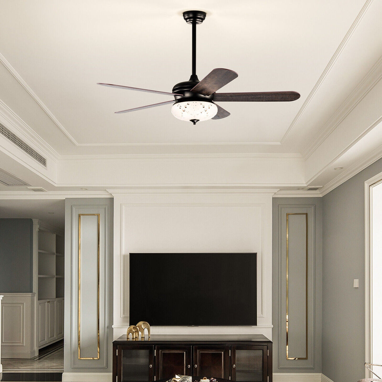 Ventilador de techo de 52 pulgadas con control remoto
