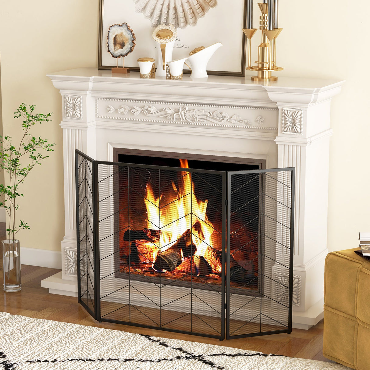 Pantalla para Chimenea de 52 x 31 Pulgadas
