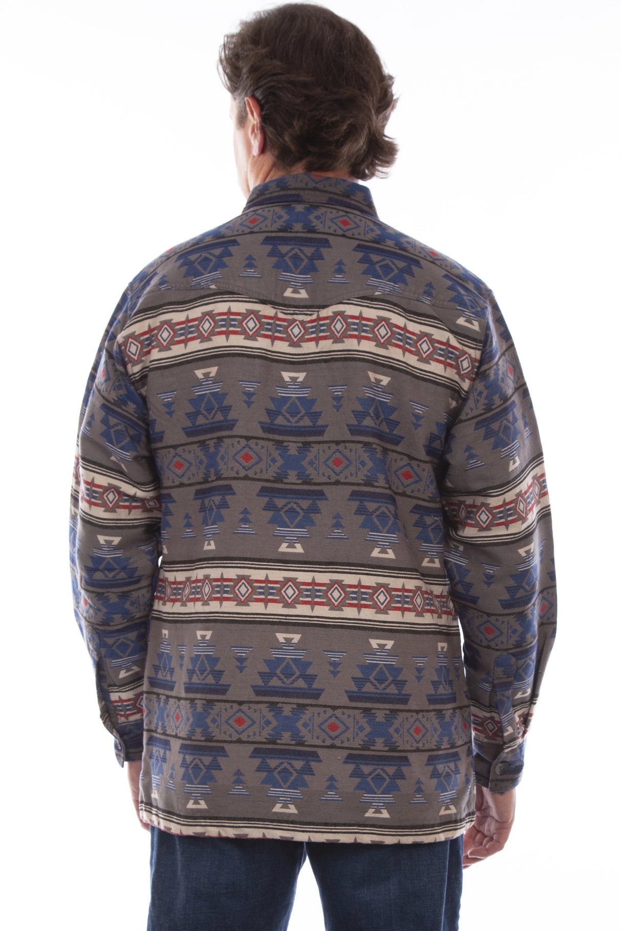 Scully Canyon Ridge - Camisa Chaqueta de Franela Vaquera para Hombre