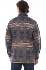 Scully Canyon Ridge - Camisa Chaqueta de Franela Vaquera para Hombre
