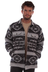 Scully Timberline - Camisa-chaqueta de franela estilo western para hombre