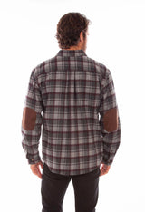 Scully Ironwood - Camisa de Franela de Lana Vaquera para Hombre