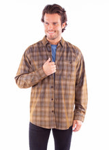 Scully Summit Trail - Camisa tipo chaqueta de franela occidental para hombre