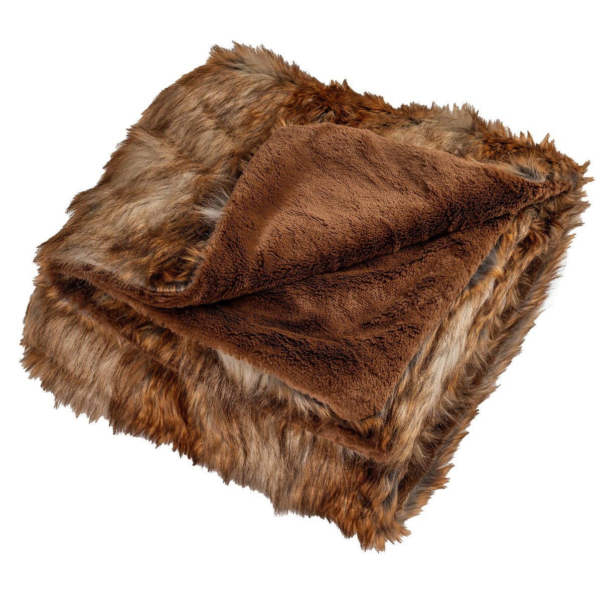 Manta de piel sintética de mapache de lujo, suave y afelpada de 540 g/m² para cama