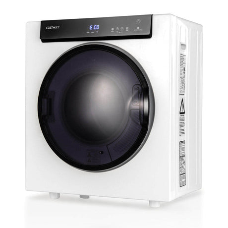 Paquete de 3 piezas para lavandería: Tocador de baño individual + Mueble alto de baño + Secadora de ropa compacta y portátil de 2.6 pies cúbicos