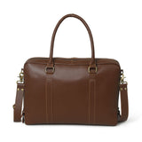 Dixon Brown Buffalo Leather Portafolio Ejecutivo de Piel Búfalo para Laptop