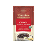 Café herbal con champiñones Chaga, Ashwagandha y crema Butterscotch