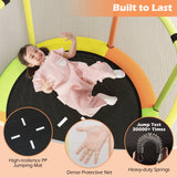 Trampolín infantil de 55" regalo para niños y niñas de 3 a 6 años
