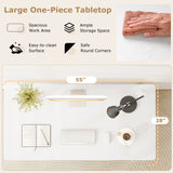 Tablero universal de 58 pulgadas x 28 pulgadas para estructura de escritorio estándar y de pie