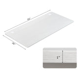 Tablero universal de 58 pulgadas x 28 pulgadas para estructura de escritorio estándar y de pie