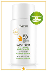 Babe Super Fluid Mattifying Sunscreen - SPF 50 | 50 ml