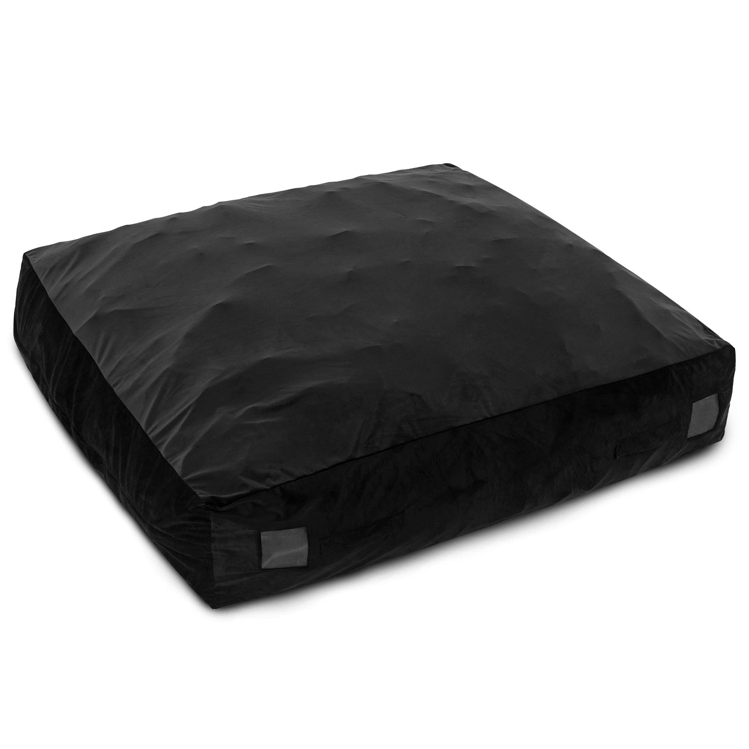 57 x 57 Inch Crash Pad Sensory Mat with Foam Blocks and Washable Velvet Cover
