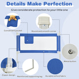 57 Inch Toddlers Vertical Lifting Baby Bed Rail Guard with Lock