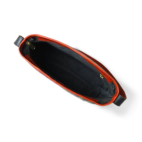 Bolso tote de cuero Ajrakh Heritage