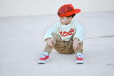 Sudadera bordada a mano con el mensaje XOXO