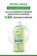 Ducray Extra Doux Gentle Shampoo for Sensitive Scalp, pH Balanced, 13.53 fl oz