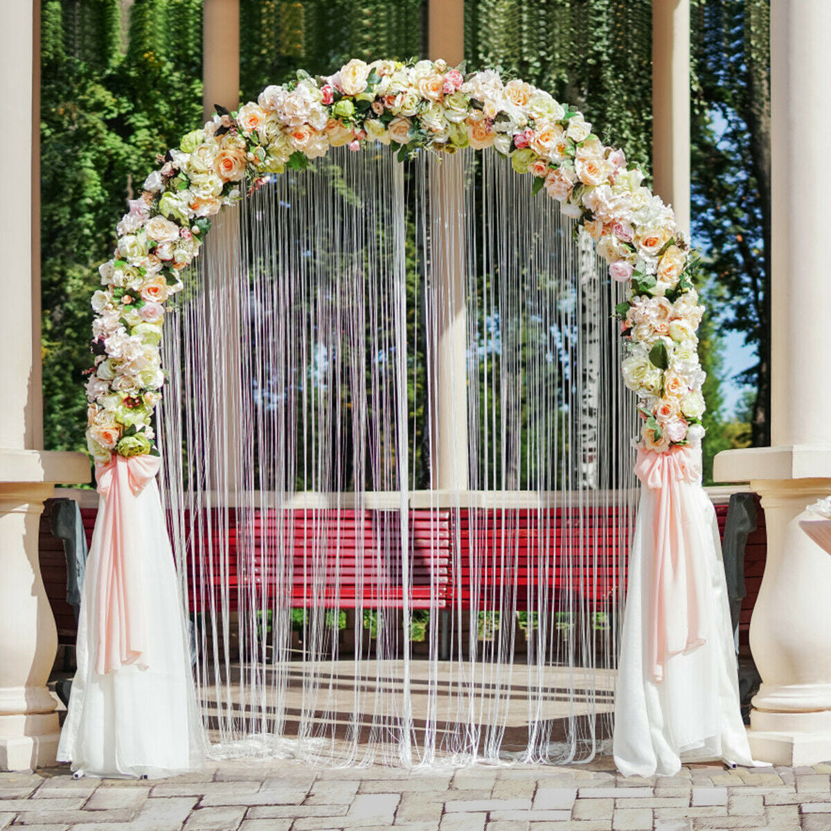 Arco para plantas trepadoras de decoración de jardín de 7.2 pies